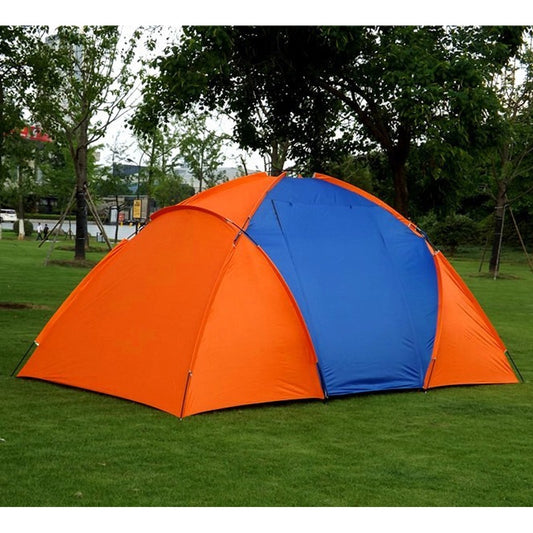 Double Layer Waterproof Two Bedrooms Travel Tent