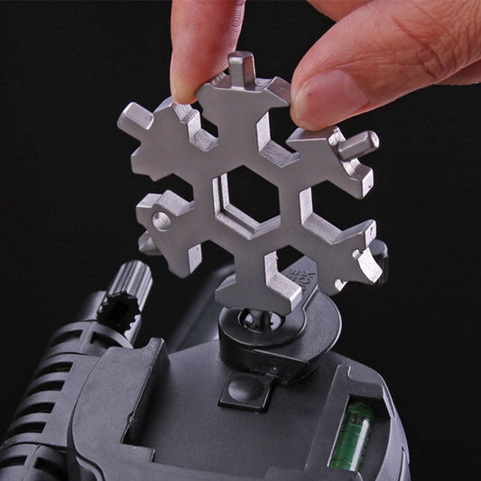 Snowflake Multi Tool Pocket Keyring Spanner