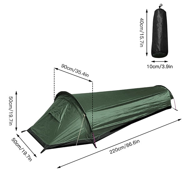 Army Green Waterproof Sleeping Bag